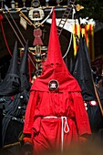 France, Pyrenees Orientales, Perpignan, Sanch procession on the streets of the historic old town of Perpignan