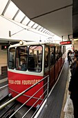 France, Rhône, Lyon, 5th district, Old Lyon district, UNESCO World Heritage Site, funicular