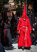 Frankreich, Pyrenees Orientales, Perpignan, Sanch-Prozession in den Straßen der historischen Altstadt von Perpignan