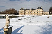 France, Paris, Saint Michel district, the Luxembourg Gardens, the Senate palace