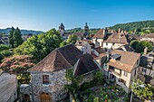 Frankreich, Correze, Dordogne-Tal, Beaulieu sur Dordogne, Gesamtansicht der Altstadt