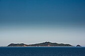 France, Corse du Sud, Ajaccio, the Sanguinaires Islands seen from the ferry