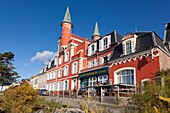 France, Somme, Baie de Somme, Le Crotoy, Les Tourelles hotel in the former residence of the Guerlain family
