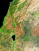 Sea of Galilee, satellite image