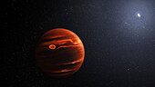 Exoplanet VHS 1256 b, illustration