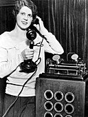 Telephone recording device, 1930
