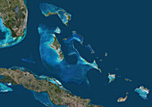 Bahamas, satellite image