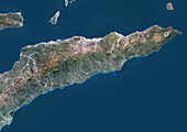 East Timor, satellite image