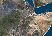 Ethiopia, satellite image