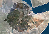 Ethiopia, satellite image