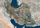 Iran, satellite image