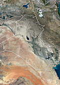 Iraq, satellite image