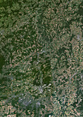 Luxembourg, satellite image