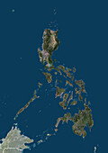 Philippines, satellite image