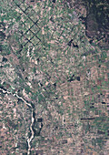 Deforestation in Bolivia in 2022, satellite image