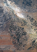Wadi As-Sirhan Basin, Saudi Arabia, satellite image