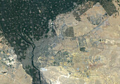 Cairo and New Cairo City, Egypt in 2022, satellite image