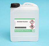 Canister of biomethane