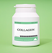 Container of collagen