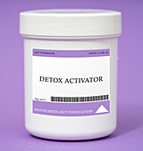 Container of detox activator