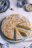 Swedish almond cake