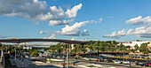 Bridges over the Ozama River at the port of Santo Domingo in the Dominican Rebublic.