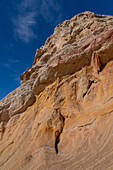 Eroded Navajo sandstone in the White Pocket Recreation Area, Vermilion Cliffs National Monument, Arizona.