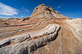 Eroded Navajo sandstone formations in the White Pocket Recreation Area, Vermilion Cliffs National Monument, Arizona.