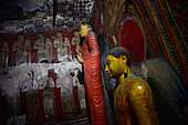 Dambulla cave temple or Golden Temple of Dambulla, World Heritage Site in Sri Lanka