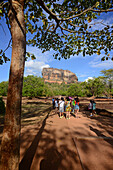Sigiriya or Sinhagiri, ancient rock fortress located in the northern Matale District near the town of Dambulla in the Central Province, Sri Lanka.