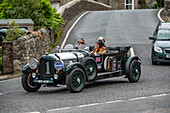 Classic cars in the Beamish Reliability Trial in Bainbridge Yorkshire 2023