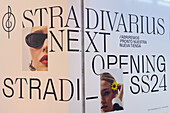 Stradivarius store opening soon in Puerto Venecia shopping mall in Zaragoza, Spain