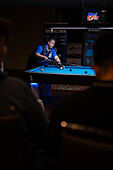 Nationaler Wettbewerb der 8-Ball Pool Tour im Boston Hotel, Zaragoza, Spanien