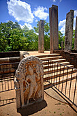 Ratnaprasada or Jewel Palace ruins in Anuradhapura, Sri Lanka