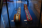 Traditionelle Gegenstände der S?mi, ausgestellt in Sajos, S?mi Cultural Centre of Inari
