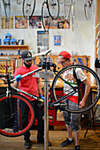 Huckleberry-Fahrradladen in San Francisco, Kalifornien