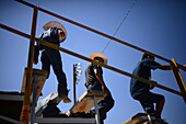 Rodeo competition during Navajo Nation Fair, a world-renowned event that showcases Navajo Agriculture, Fine Arts and Crafts, with the promotion and preservation of the Navajo heritage by providing cultural entertainment. Window Rock, Arizona.