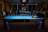 Nationaler Wettbewerb der 8-Ball Pool Tour im Boston Hotel, Zaragoza, Spanien