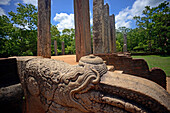 Ratnaprasada or Jewel Palace ruins in Anuradhapura, Sri Lanka