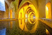 Golden Reflections: The Baths of María de Padilla in Seville’s Alcazar, Spain