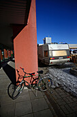 Straßenmarkt in Rovaniemi, Lappland, Finnland