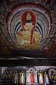 Dambulla-Höhlentempel oder Goldener Tempel von Dambulla, Weltkulturerbe in Sri Lanka