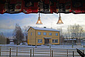 Cafe in Ivalo, Finnland