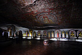 Dambulla cave temple or Golden Temple of Dambulla, World Heritage Site in Sri Lanka