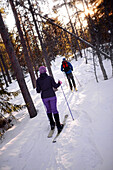Altai Skiing in Pyh? ski resort, Lapland, Finland