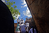 Isurumuniya, buddhistischer Tempel in der Nähe des Tissa Wewa (Tisa-Tank), Anuradhapura