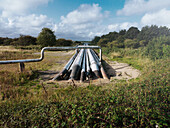 Pipeline system running underground