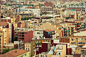 View Of The City Of Barcelona; Barcelona, Catalonia, Spain