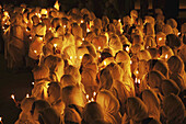 Night Parade Of The Tabot (Replica Of The Ark Of The Covenant) Around The City; Axum, Tigray Region, Ethiopia