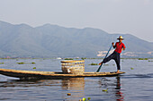 Beinruderer auf dem Inle-See; Myanmar